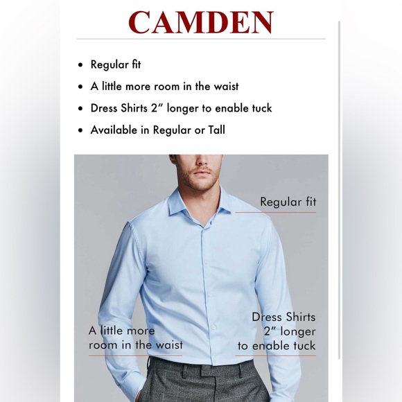 Banana Republic Men Camden Fit non iron plaid button down, size M - Picture 4 of 5